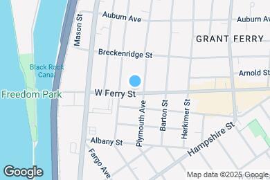 Map image of the property - 142 W Ferry St