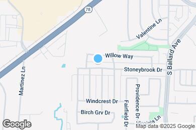 Map image of the property - 622 Stoneybrook Dr