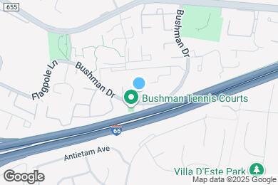 Map image of the property - 10210 Bushman Dr