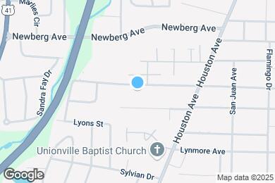 Map image of the property - 966 W Grenada Ter