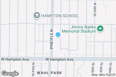 Map image of the property - 4909 N 50th St
