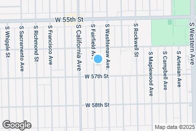 Map image of the property - 5639 S Fairfield Ave