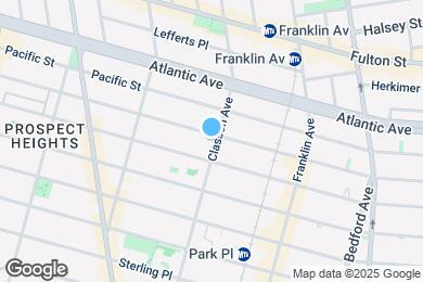 Map image of the property - 636 Classon Ave