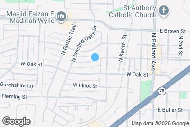 Map image of the property - 405 W Marble St