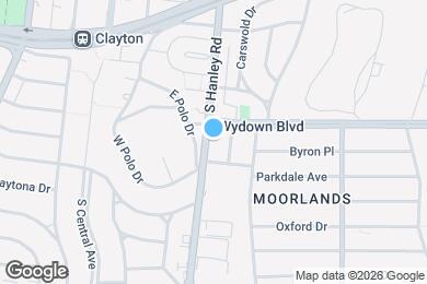 Map image of the property - 612 S Hanley Rd