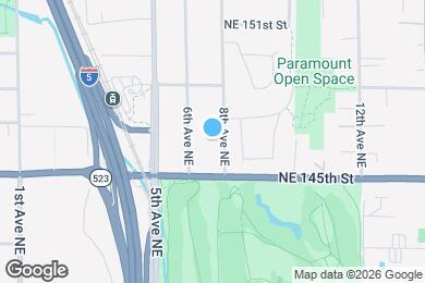 Map image of the property - 14535 8th Ave NE