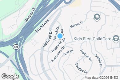 Map image of the property - 3586 Trophy Dr