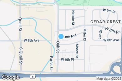 Map image of the property - 10760 W 8th Ave