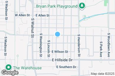 Map image of the property - 1205 S Grant St
