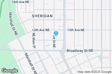 Map image of the property - 1205 3rd St NE