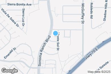 Map image of the property - 3968 Sombra Arbol Ct