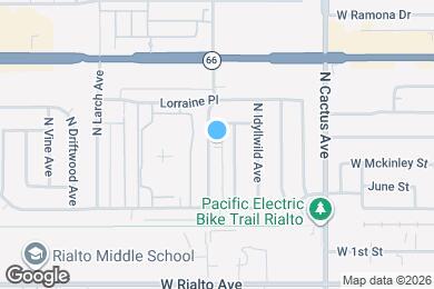 Map image of the property - 279 N Spruce Ave