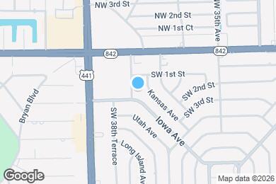 Map image of the property - Palm Terrace