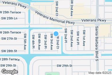 Map image of the property - 2628 SW 2nd Ct