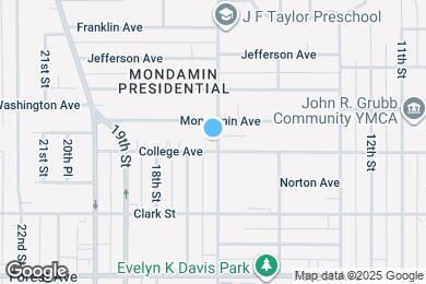 Map image of the property - 1604 16th St