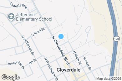 Map image of the property - 412 N Cloverdale Blvd