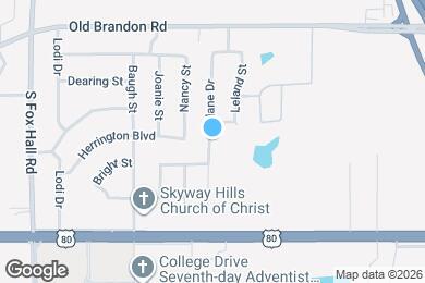 Map image of the property - 244 Skylane Dr