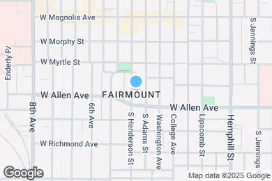 Map image of the property - 1625 S Henderson St