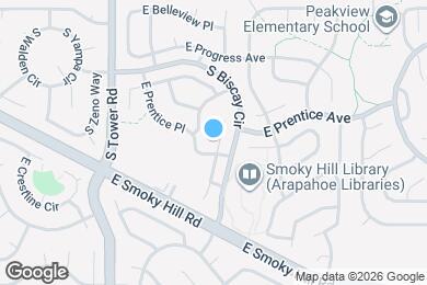 Map image of the property - 5389 S Bahama Ct