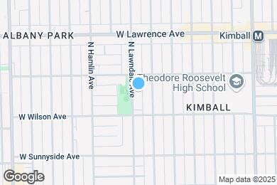 Map image of the property - 4633 N Lawndale Ave
