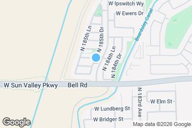 Map image of the property - 17115 N 185th Dr