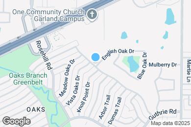 Map image of the property - 3601 English Oak Dr