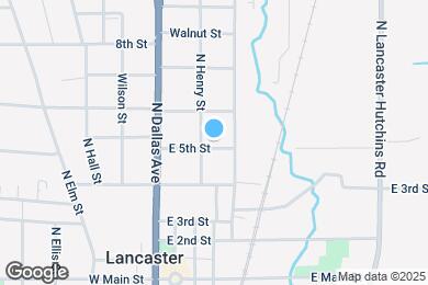Map image of the property - 213 E 5th St