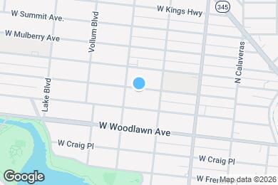 Map image of the property - 1830 W Magnolia Ave