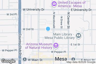 Map image of the property - 117 W 2nd St