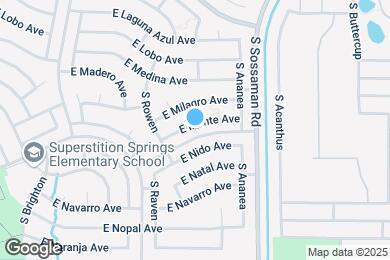 Map image of the property - 7449 E Monte Ave