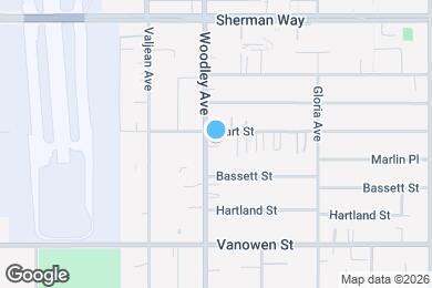 Map image of the property - 6932 Woodley Ave