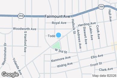 Map image of the property - 748 Harding Ave