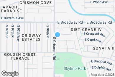 Map image of the property - 10008 E Capri Ave