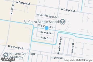 Map image of the property - 3617 W Zelma St