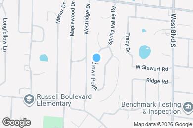 Map image of the property - 322 Crown Point