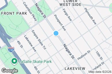 Map image of the property - 574 Niagara St