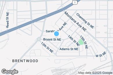 Map image of the property - 1368 Bryant St NE