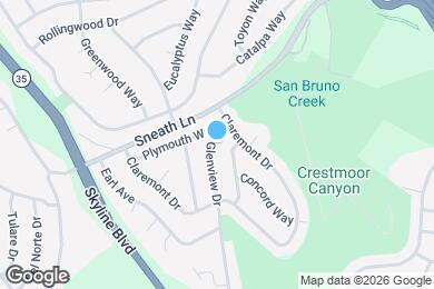 Map image of the property - 1170 Glenview Dr