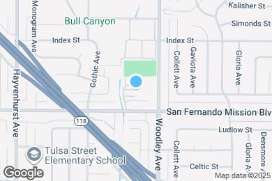 Map image of the property - 16201 San Fernando Mission Blvd