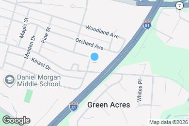 Map image of the property - 1105 Franklin St