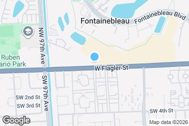 Map image of the property - 9405 W Flagler St