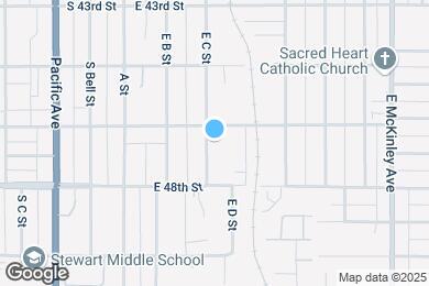 Map image of the property - 4609 E C St