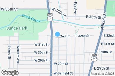Map image of the property - 235 W 32nd St