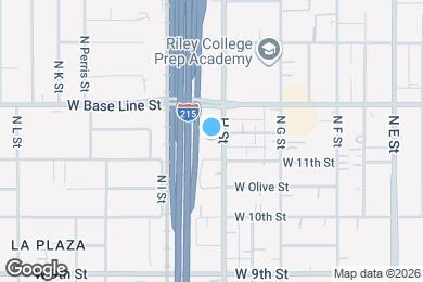 Map image of the property - 823 W Orange St