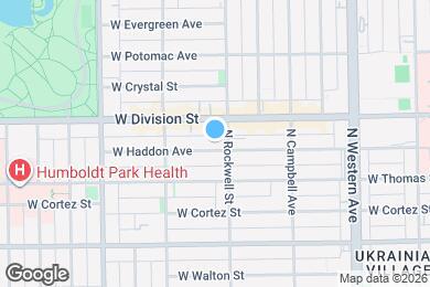 Map image of the property - 2608 W Haddon Ave