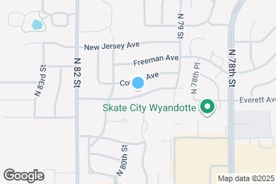 Map image of the property - 8000 Oakland Ave