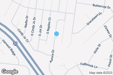 Map image of the property - 3641 Aurora Dr