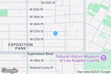 Map image of the property - 1241 West 37th Place