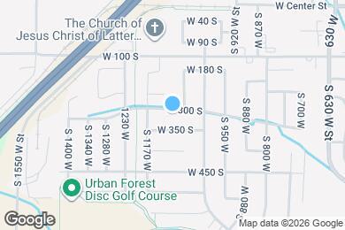 Map image of the property - 1093 W 300 S