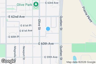 Map image of the property - 7131 E 60th Way
